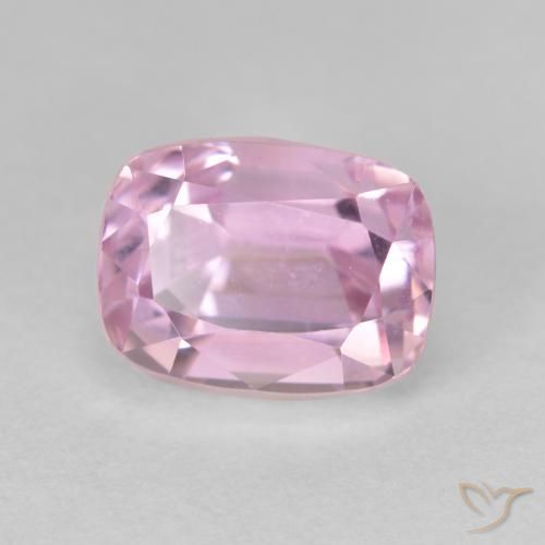Kunzita Rosa bem claro Natural 5.28ct, Almofada, VVS-VS