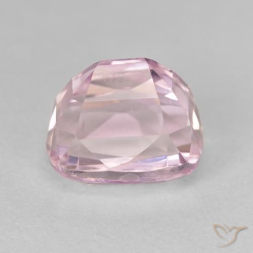 Kunzita Rosa bem claro Natural 5.28ct, Almofada, VVS-VS