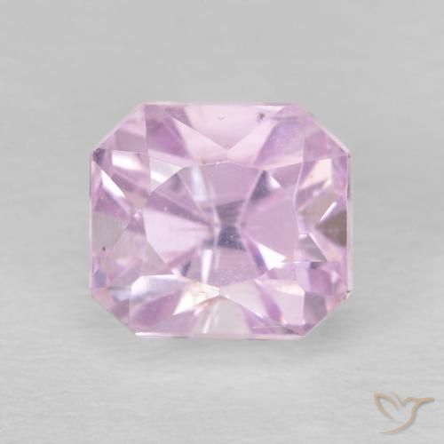 2.61ct Natural Luz rosa Kunzita, Corte Esmeralda, VVS-VS