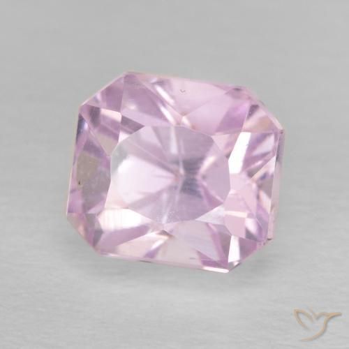 Kunzita Luz rosa Natural 2.61ct, Corte Octógono / Esmeralda, VVS-VS