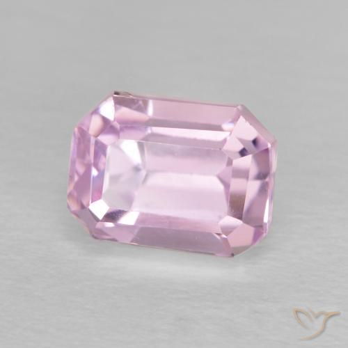 Kunzita Roxo Claro Rosa Natural 1.98ct, Corte Octógono / Esmeralda, VVS-VS