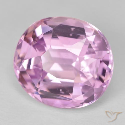 Kunzita rosa médio Natural 17.82ct, oval, VVS-VS