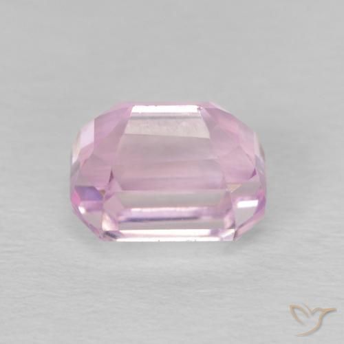 Kunzita rosa médio Natural 2.96ct, Corte Octógono / Esmeralda, VVS-VS