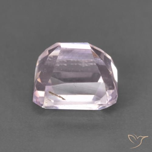 Kunzita Roxo Royal Muito Claro Rosa Natural 1.49ct, Corte Octógono / Esmeralda, VVS-VS