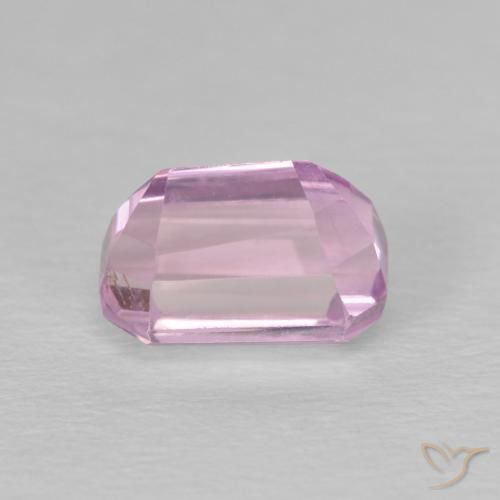 Kunzita Roxo Real Claro Rosa Natural 2.34ct, Corte Octógono / Esmeralda, VVS-VS