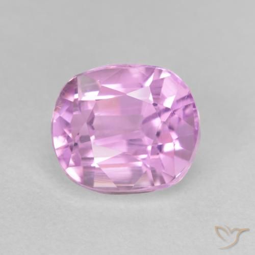 2.59ct Natural Roxo Uva Muito Claro Kunzita, Almofada, VVS-VS
