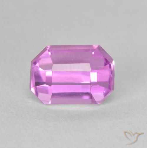 1.91ct Natural Rosa Violeta Roxo Kunzita, Corte Esmeralda, VVS-VS