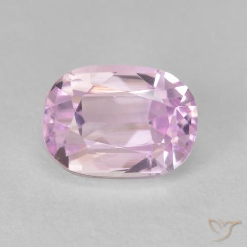 3.67ct Natural Roxo Claro Rosa Kunzita, Almofada, VVS-VS