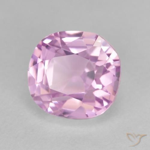 4.05ct Natural Tom Rosa Cereja Kunzita, Almofada, VVS-VS