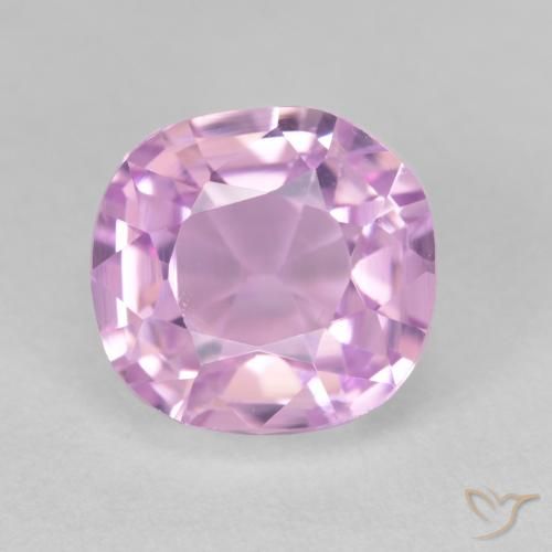 Kunzita Tom Rosa Cereja Natural 4.05ct, Almofada, VVS-VS