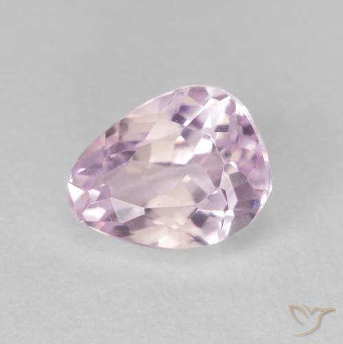 2.32ct Natural Tom Rosa Cereja Kunzita, Formato de pêra, VVS-VS