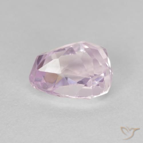 Kunzita Tom Rosa Cereja Natural 2.32ct, Formato de pêra, VVS-VS