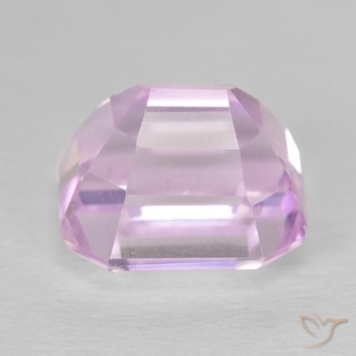 Kunzita Luz rosa Natural 6.71ct, Corte Octógono / Esmeralda, VVS