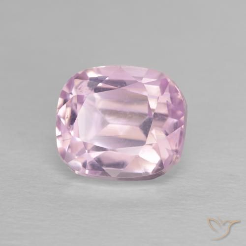 3.68ct Natural Rosa bem claro Kunzita, Almofada, VVS-VS