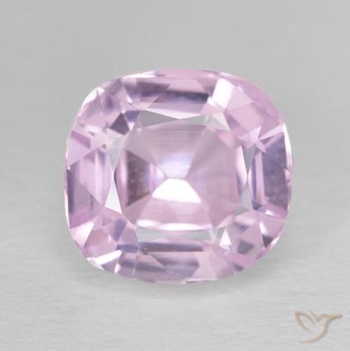 4.69ct Natural Rosa bem claro Kunzita, Almofada, VVS