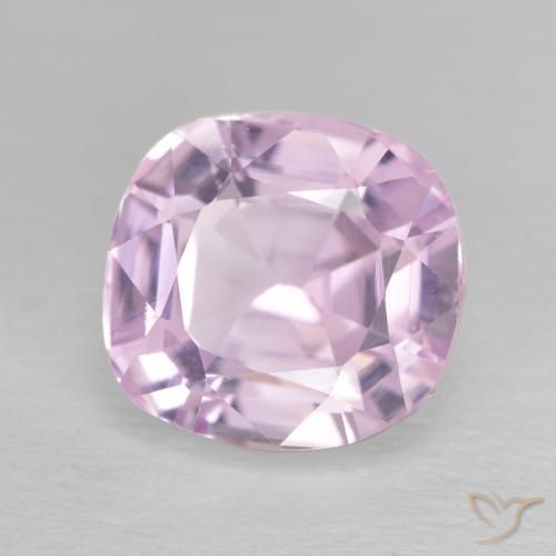 Kunzita Rosa bem claro Natural 4.69ct, Almofada, VVS