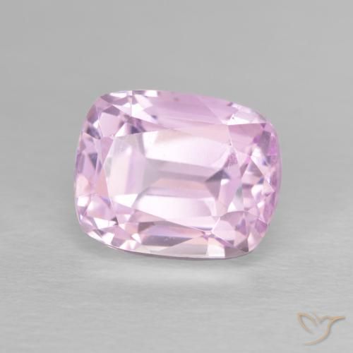 Kunzita Tom Rosa Cereja Natural 4.25ct, Almofada, VVS