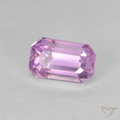 Kunzita Lilás claro Natural 2.06ct, Corte Octógono / Esmeralda, VS