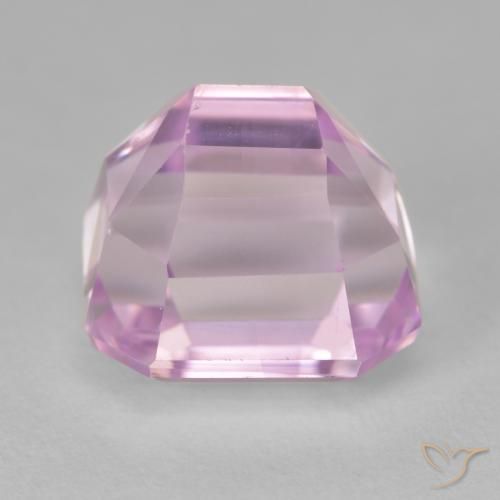 Kunzita Luz roxa Natural 12.31ct, Corte Octógono / Esmeralda, VVS-VS
