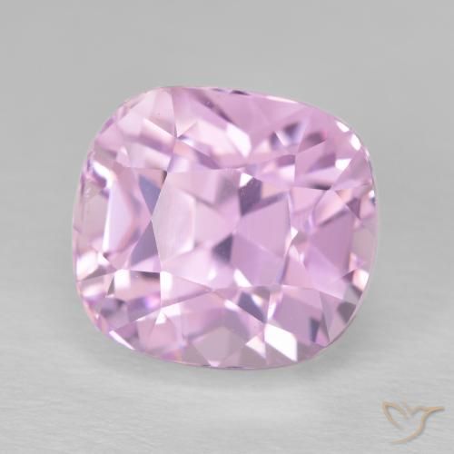 Kunzita Tom Rosa Cereja Natural 10.05ct, Almofada, VVS