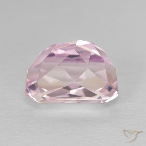 Kunzita Roxo Royal Muito Claro Rosa Natural 5.46ct, Corte Octógono / Esmeralda, VVS-VS