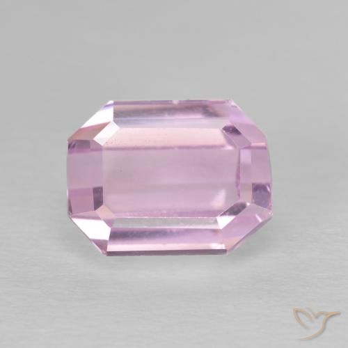 4.02ct Natural Tom Rosa Cereja Kunzita, Corte Esmeralda, VVS-VS