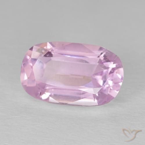 Kunzita Tom Rosa Cereja Natural 5.92ct, Almofada, VS