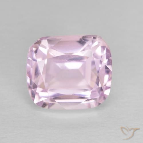 4.67ct Natural Tom Rosa Cereja Kunzita, Almofada, VVS