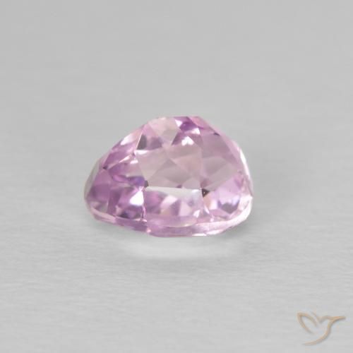 Kunzita Rosa Violeta Roxo Natural 1.44ct, Formato de pêra, VS