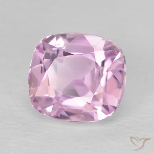 Kunzita roxo natural 2,78ct, almofada cortada, VS
