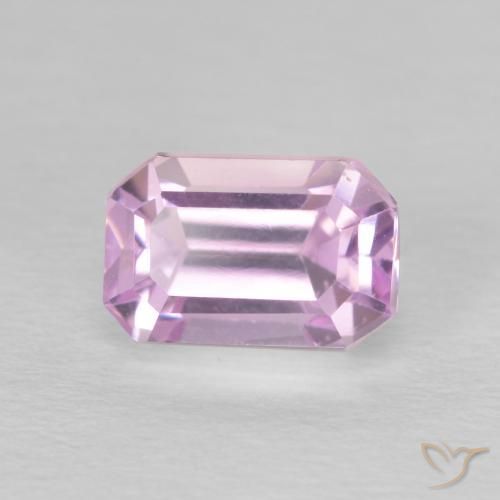 2.04ct Natural Lilás Kunzita, Corte Esmeralda, VS