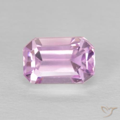 Kunzita Lilás Natural 2.04ct, Corte Octógono / Esmeralda, VS