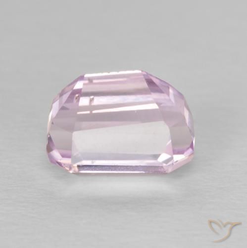 Kunzita Lilás Natural 2.04ct, Corte Octógono / Esmeralda, VS