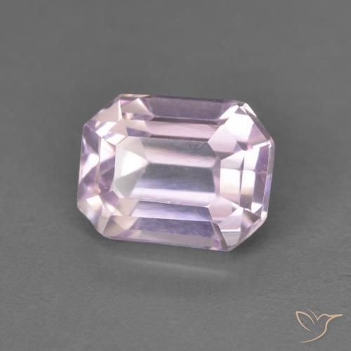 Kunzita Roxo Claro Rosa Natural 2.19ct, Corte Octógono / Esmeralda, VS