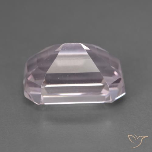 Kunzita Roxo Rosado Muito Claro Natural 7.90ct, Corte Octógono / Esmeralda, VVS