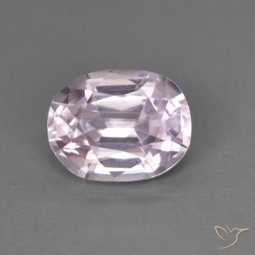 2.76ct Natural Roxo Royal Muito Claro Rosa Kunzita, oval, VVS