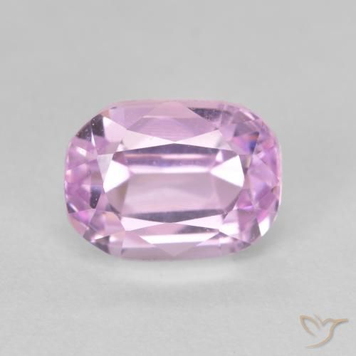 3.92ct Natural Tom Rosa Cereja Kunzita, Almofada, VVS
