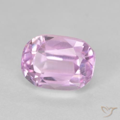 Kunzita Tom Rosa Cereja Natural 3.92ct, Almofada, VVS