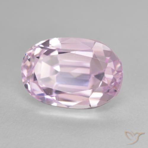 Kunzita rosa médio Natural 7.47ct, oval, VVS