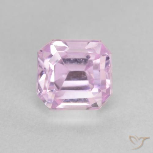 1.55ct Natural Tom Rosa Cereja Kunzita, Corte Esmeralda, VVS