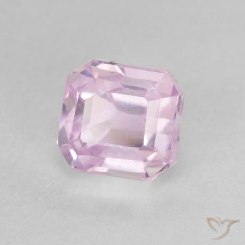 Kunzita Tom Rosa Cereja Natural 1.55ct, Corte Octógono / Esmeralda, VVS