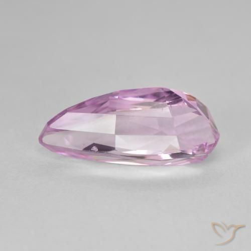 Kunzita Rosa bem claro Natural 7.27ct, Formato de pêra, VVS