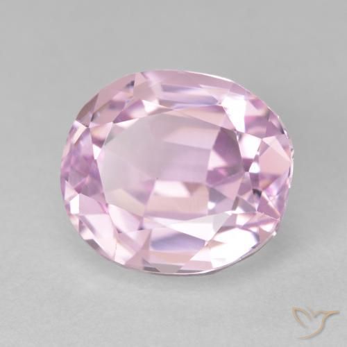Kunzita rosa médio Natural 6.63ct, oval, VVS