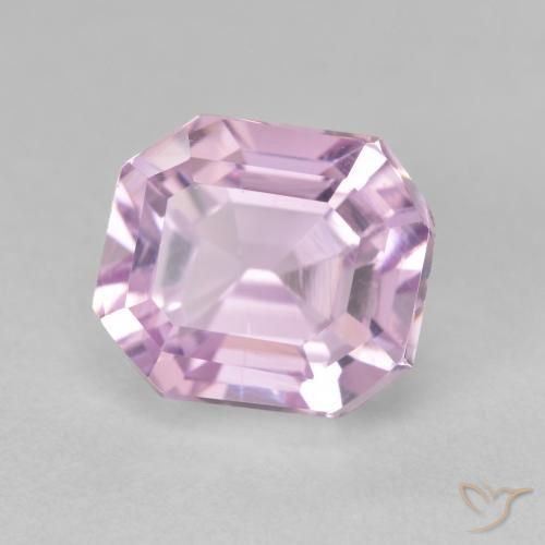 5.02ct Natural Tom Rosa Cereja Kunzita, Corte Esmeralda, VVS