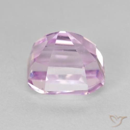 Kunzita Tom Rosa Cereja Natural 5.02ct, Corte Octógono / Esmeralda, VVS