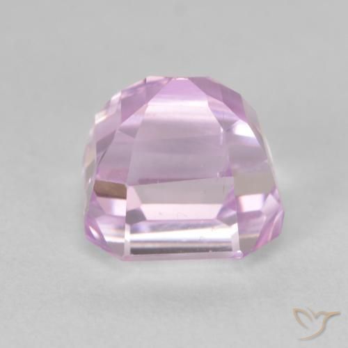 Kunzita rosa médio Natural 4.11ct, Corte Octógono / Esmeralda, VVS