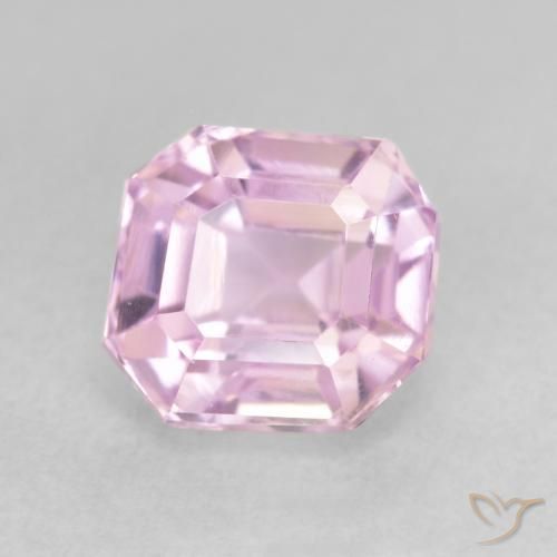 Kunzita rosa cereja Natural 1.70ct, Corte Octógono / Esmeralda, VVS-VS