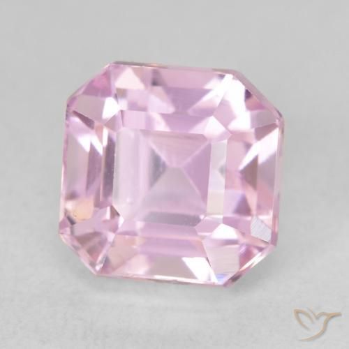 Kunzita Luz roxa Natural 3.99ct, Corte Octógono / Esmeralda, VVS-VS