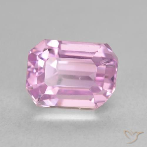 Kunzita Rosa Violeta Roxo Natural 2.20ct, Corte Octógono / Esmeralda, VVS-VS