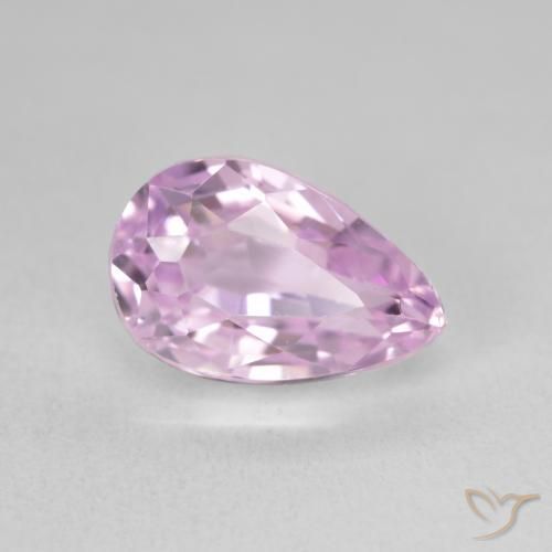 Kunzita Rosa Violeta Roxo Natural 5.91ct, Formato de pêra, VVS-VS